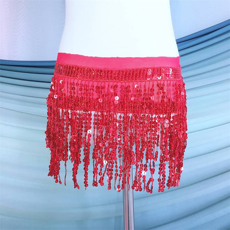 Two-story red beads in the red veil, short-swipe